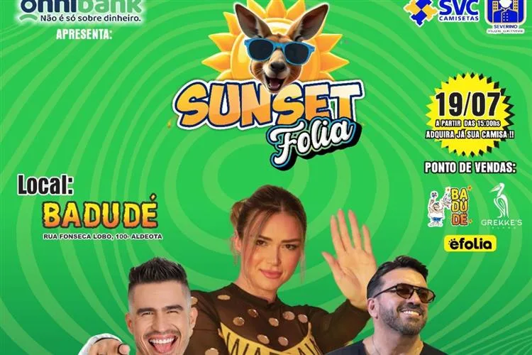 Contagem regressiva para o Sunset Folia 2025