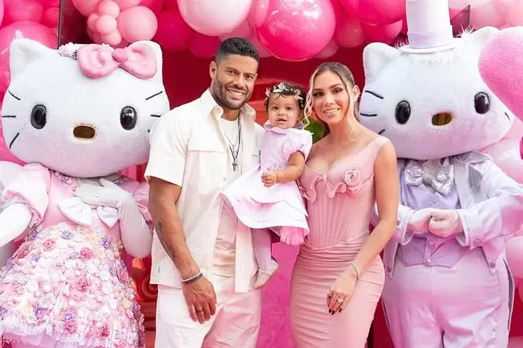 Hulk e Camila Ângelo comemoram com festa luxuosa o 1º ano da filha caçula