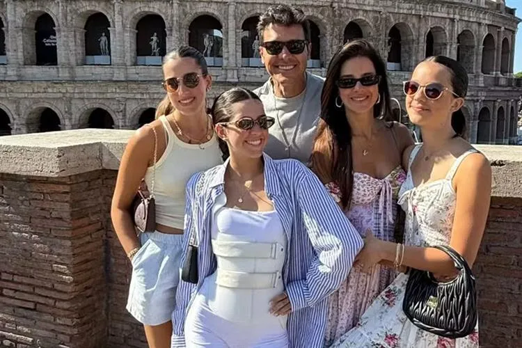 Rodrigo Faro curte os encantos europeus com a família