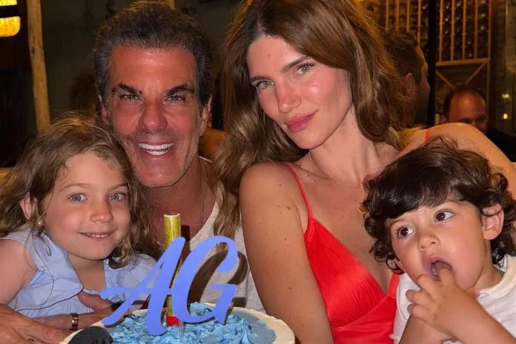 Álvaro Garnero celebra 57 anos no Ceará ao lado da esposa, Lou Montenegro, e dos filhos, Luma e Zay