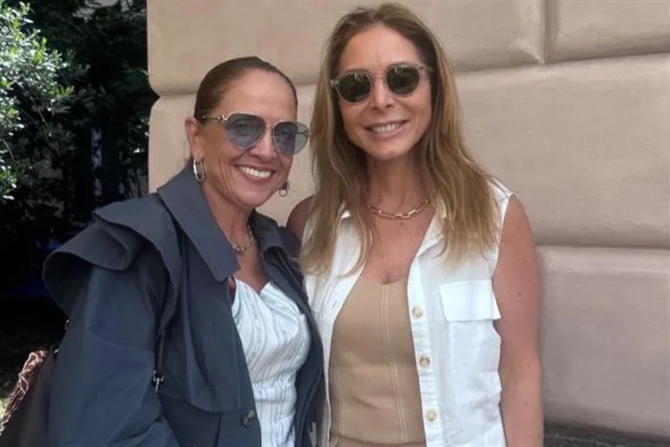 Liana Thomaz e Ana Paula Daud se reencontram em almoço especial em Milão