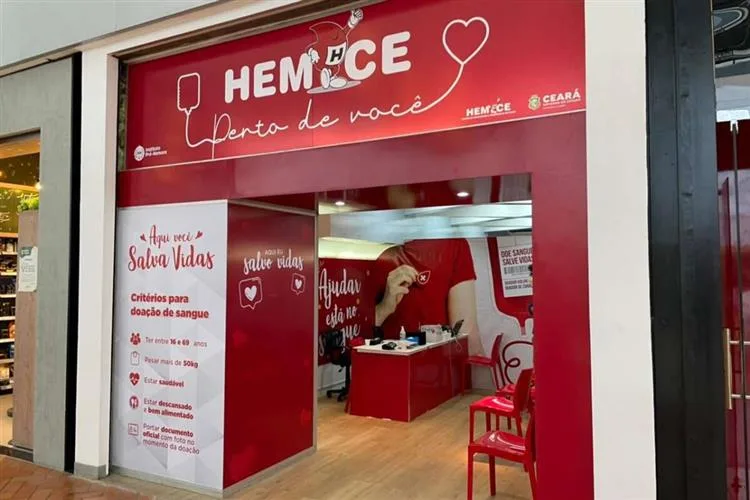 Hemoce abre posto de coleta temporário no Shopping Iguatemi Bosque