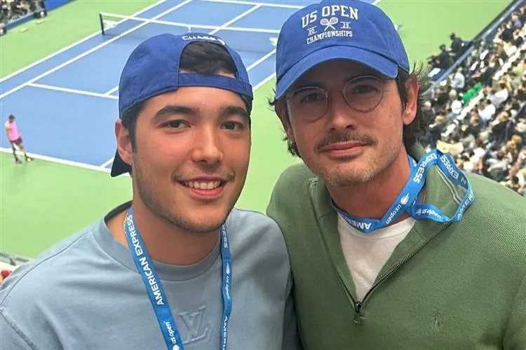 Ivens Neto e Luca Dias Branco registram momentos no US Open de tênis em New York