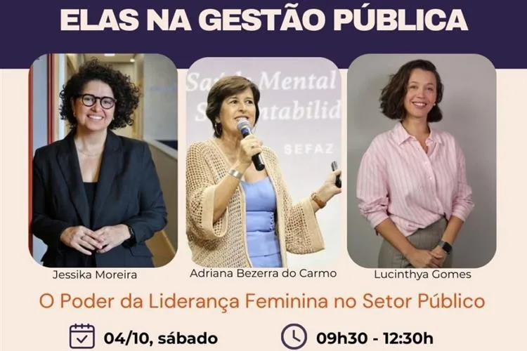 "Elas na Gestão Pública" promove encontro sobre liderança feminina em outubro