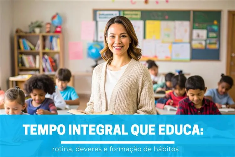 Tempo integral que educa: rotina, deveres e formação de hábitos