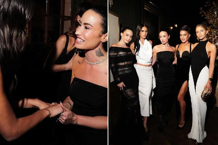 Só divas! Bruna Marquezine e Demi Lovato brilham juntas em evento de gala em Paris
