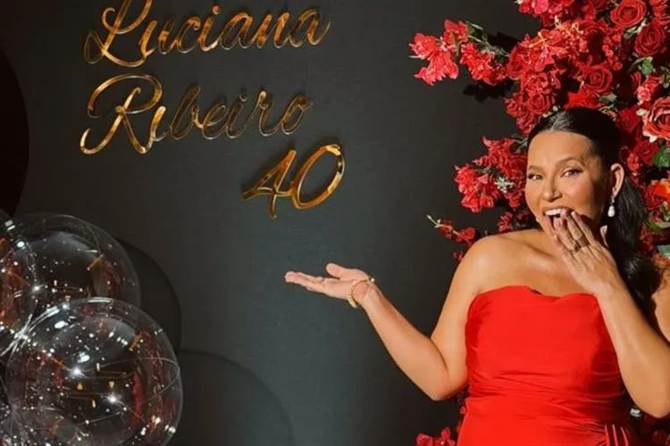 Luciana Ribeiro comemora sua estreia nos 40 anos