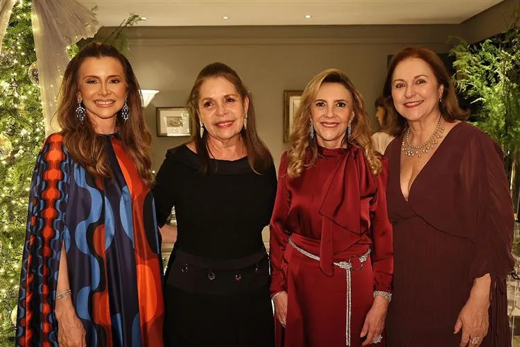 Elegância, arte e solidariedade marcam encontro anfitrionado por Emília Buarque e Graça Dias Branco