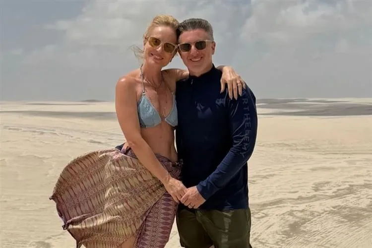 Angélica comemora 52 anos em viagem aos Lençóis Maranhenses com Luciano Huck