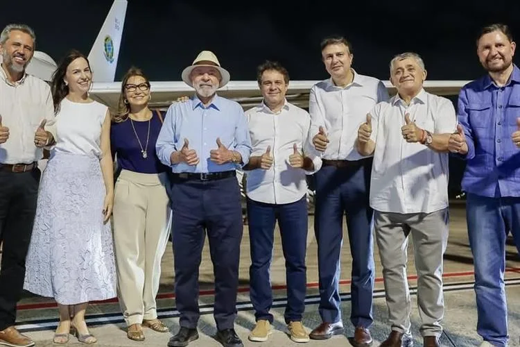 Romeu Aldigueri recepciona Presidente Lula e Janja em Fortaleza