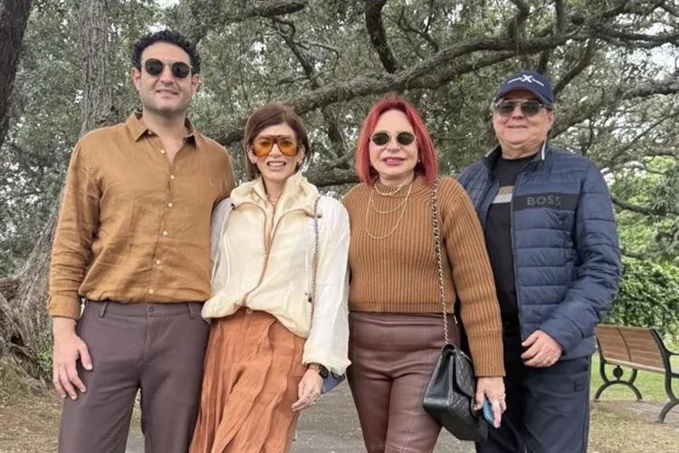 Thaís e Helder Moreno viajam em família para a Nova Zelândia
