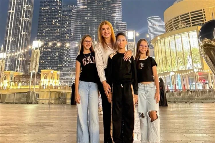 Natália Varela curte os encantos de Dubai com os filhos