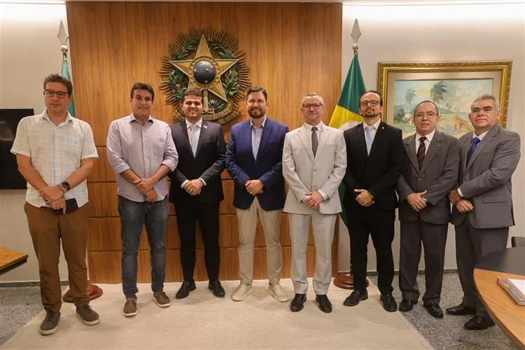 Romeu Aldigueri recebe Herbet Gonçalves Santos, novo procurador-geral de Justiça do MP-CE
