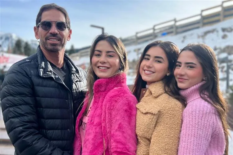 Mariana Pimenta e Reimilson Cruz em temporada de frio e neve em Andorra