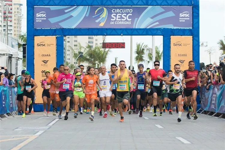 Inscrições abertas para o Circuito Sesc de Corridas em Fortaleza