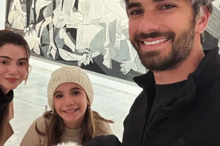 Hugo Moura vive roteiro especial de viagem com a namorada e a filha, Maria Flor