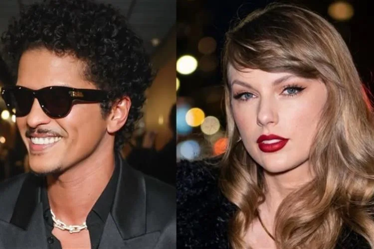 Bruno Mars se pronuncia após curtir crítica a Taylor Swift