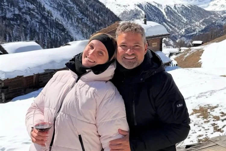 Larissa Benevides e Mário Queirós vivem temporada de diversão na Suíça