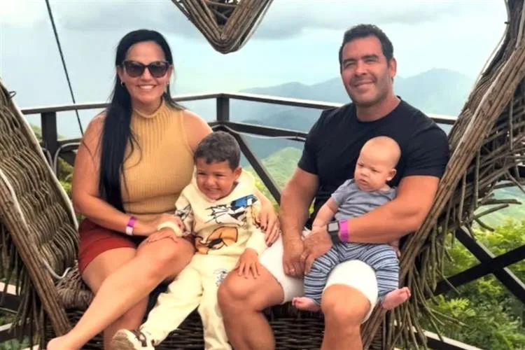 Luciana Ribeiro curte dias de descanso com a família em Guaramiranga