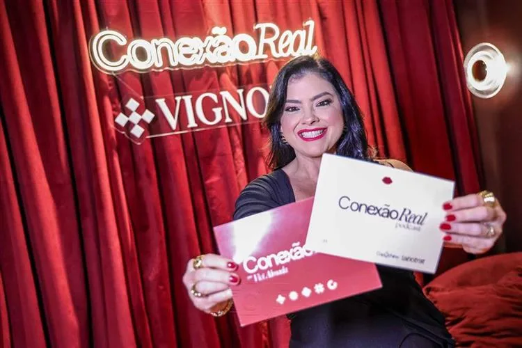 Vivi Almada reúne convidados no start do seu podcast, Conexão Real
