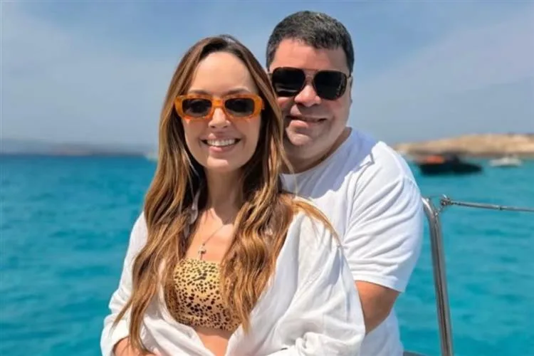 Olga e Eugênio Vasques: diversão a dois em Ibiza