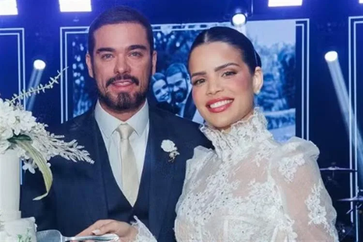 Sidney Sampaio oficializa união com Luana Sales em luxuoso casamento