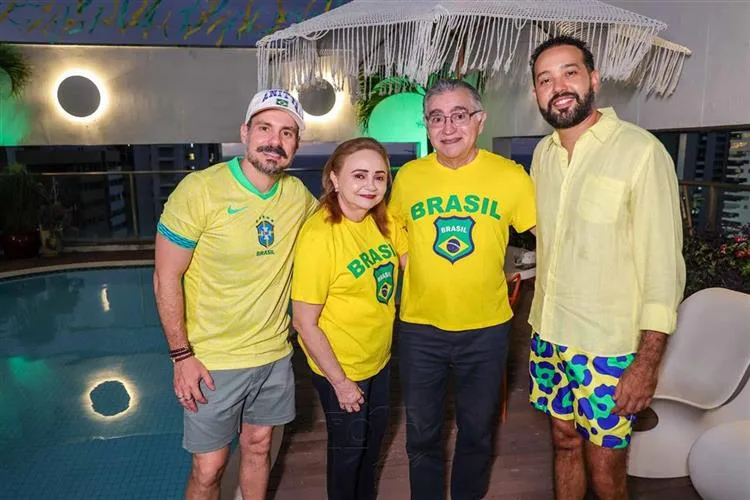 Miguel Dias Filho reúne torcida mais animada para o jogo de Brasil e Marrocos