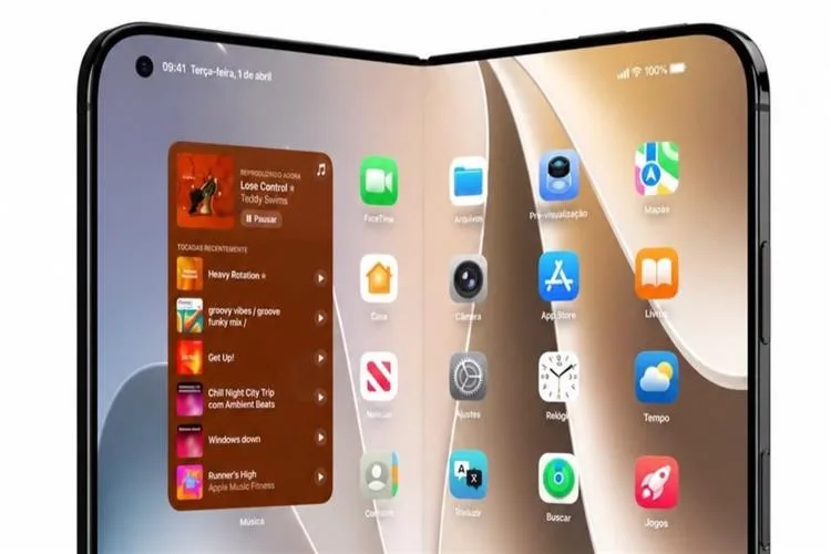 Apple surpreende com seu primeiro Iphone dobrável
