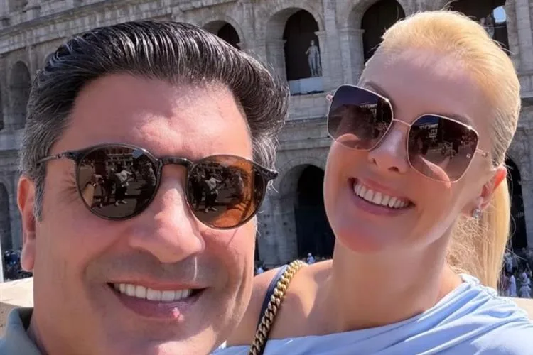 Ana Hickmann e Edu Guedes curtem lua de mel na Itália