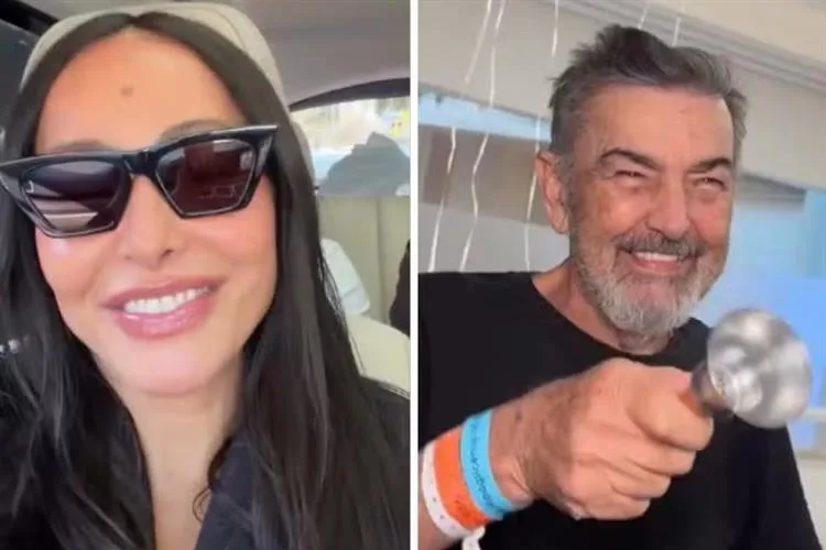 Sabrina Sato comemora nova fase do pai após tratamento contra o câncer
