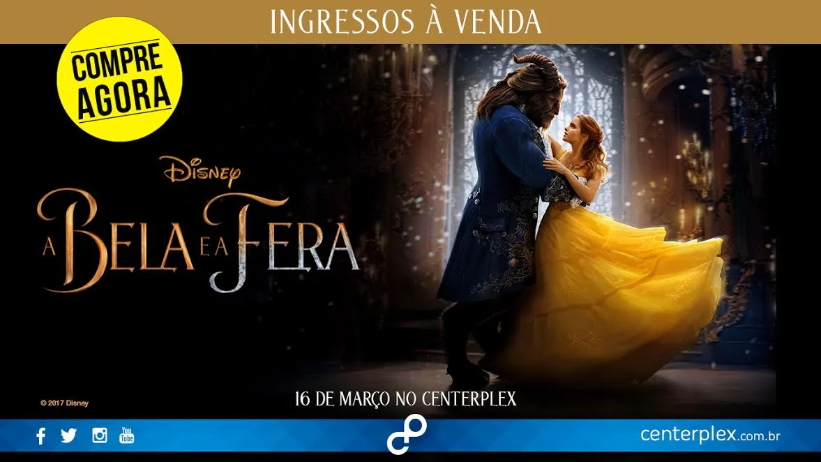 Pré-venda de ingressos para "A Bela e a Fera"