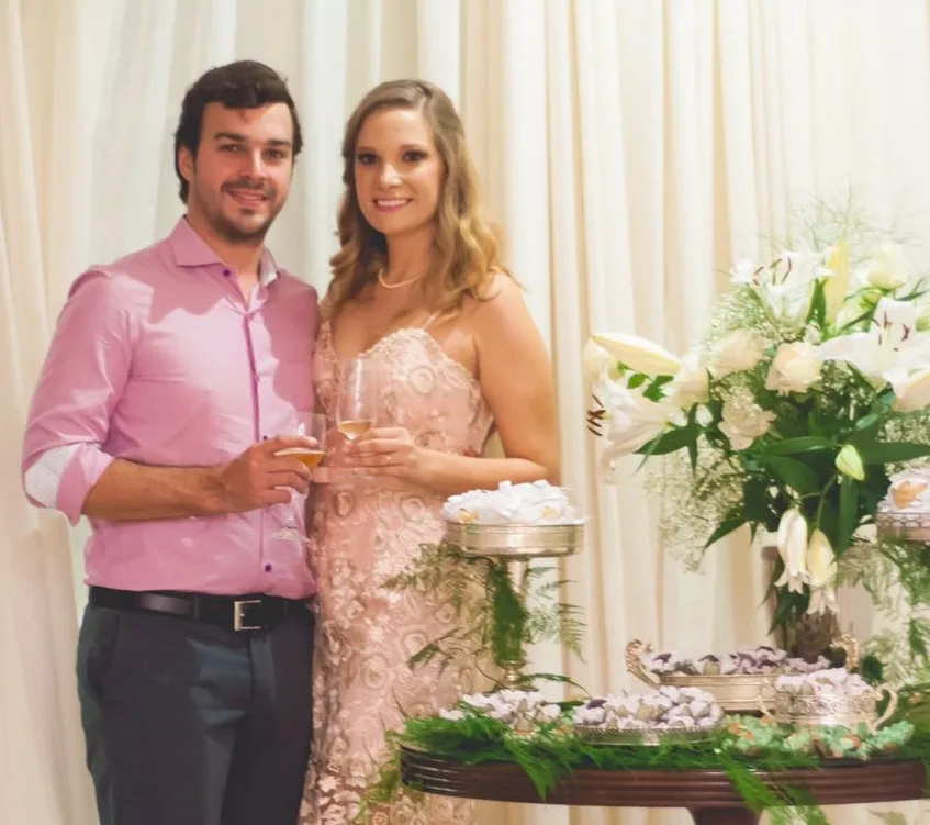 O noivado de Isabel Camilo e Guilherme Studart