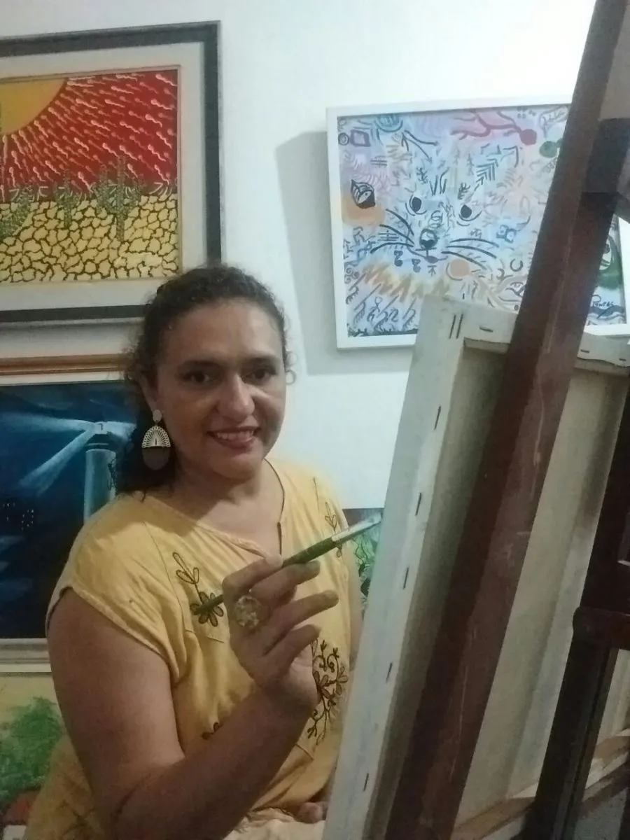 Luciana Pontes traduz vida em arte