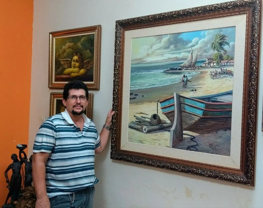Dorneles da Silva faz sucesso em recente exposição
