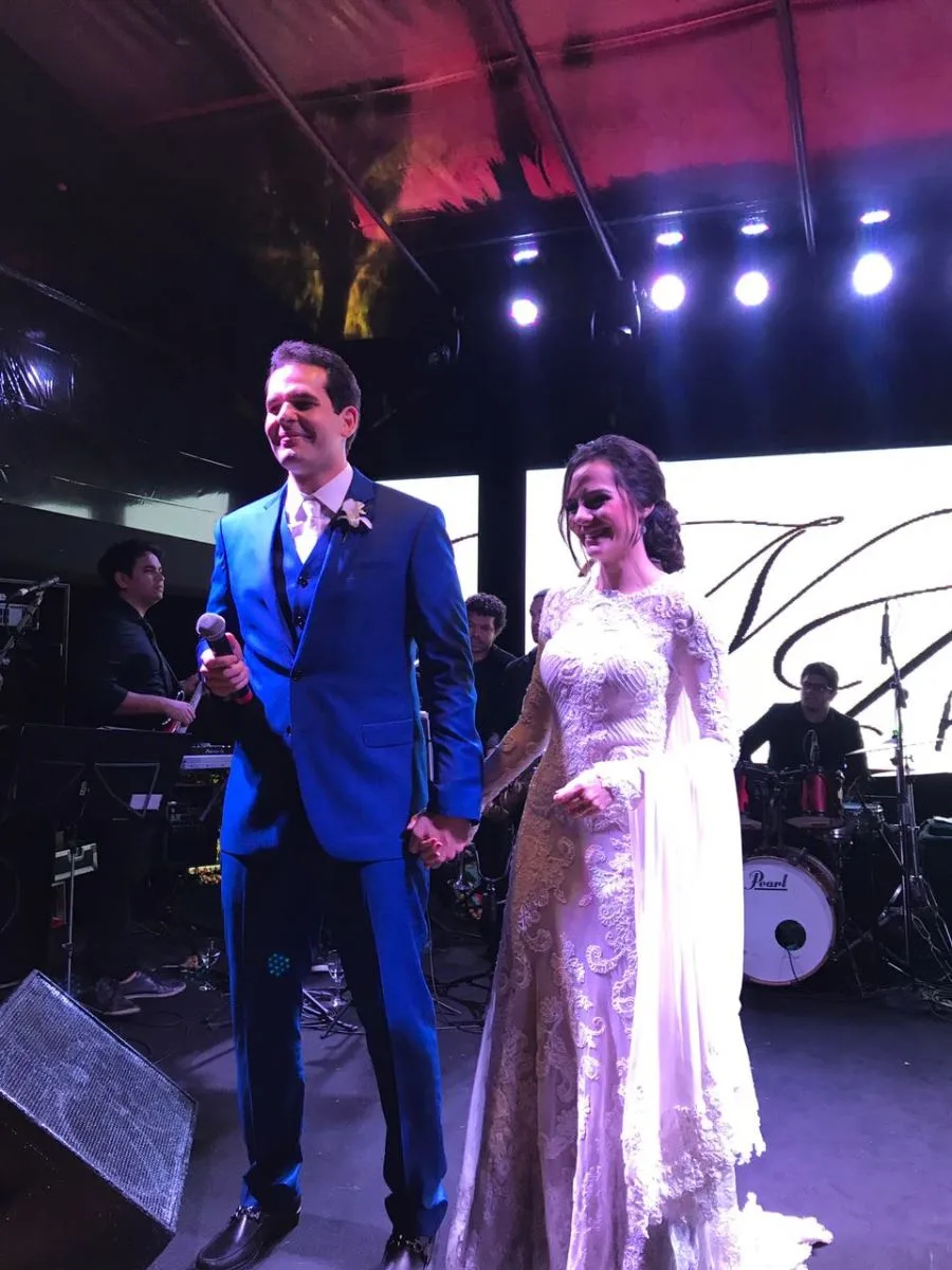 Natália Carvalho e João Fiúza tornam-se marido e mulher