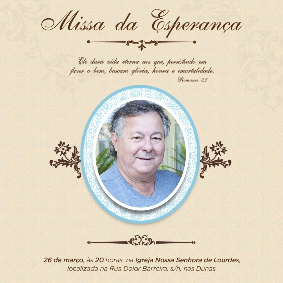 Missa da Esperança: louvar e agradecer