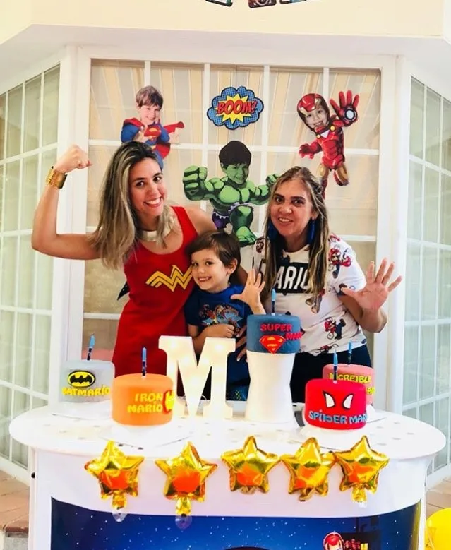 Mário Leon soprou suas cinco velinhas