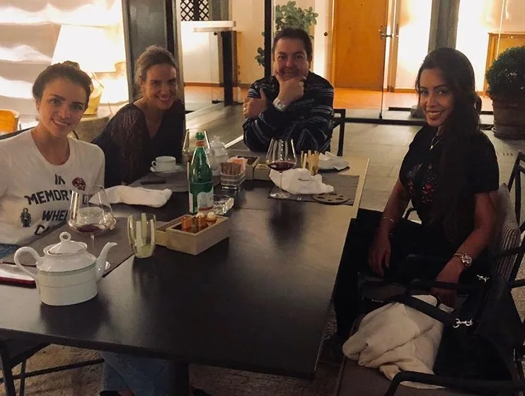 Amigos e um bom vinho