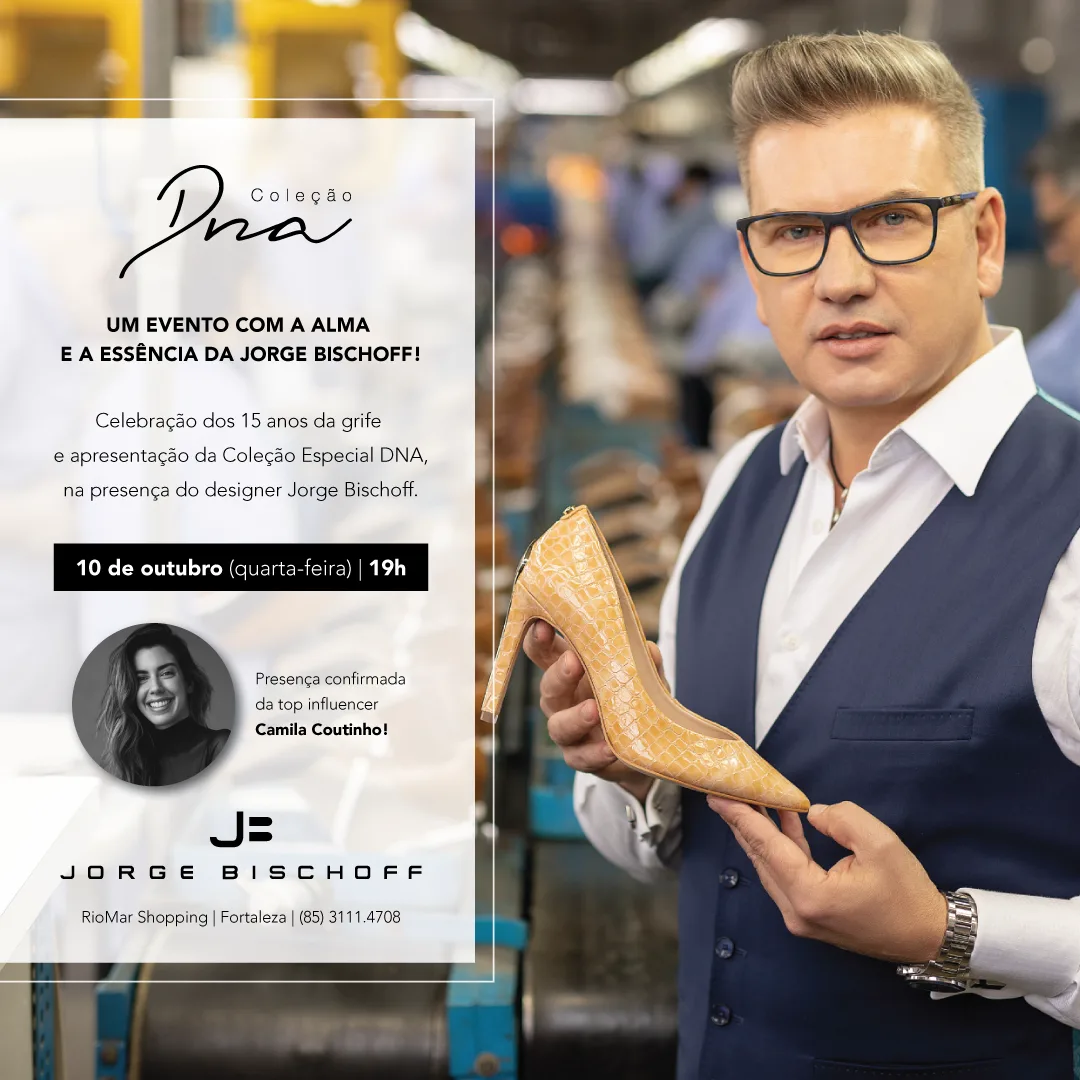 Designer Jorge Bischoff brinda 15 anos da marca