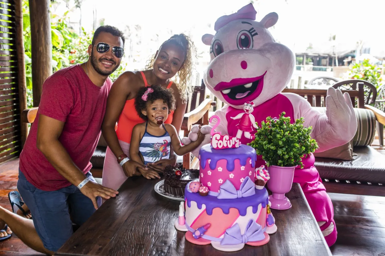 De férias com a família no Beach Park