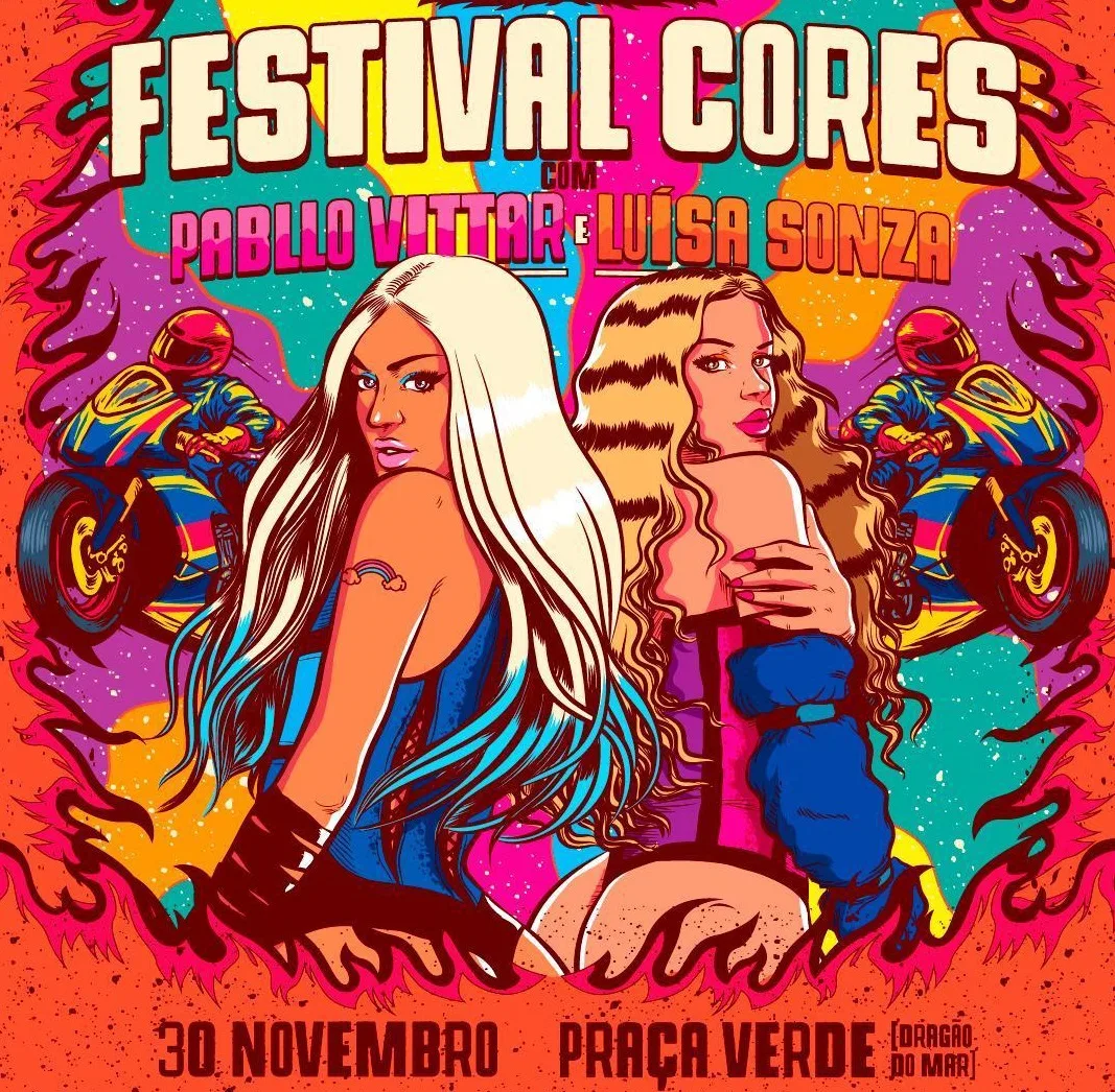 Festival Cores traz Luisa Sonza e Pabllo Vittar a Fortaleza