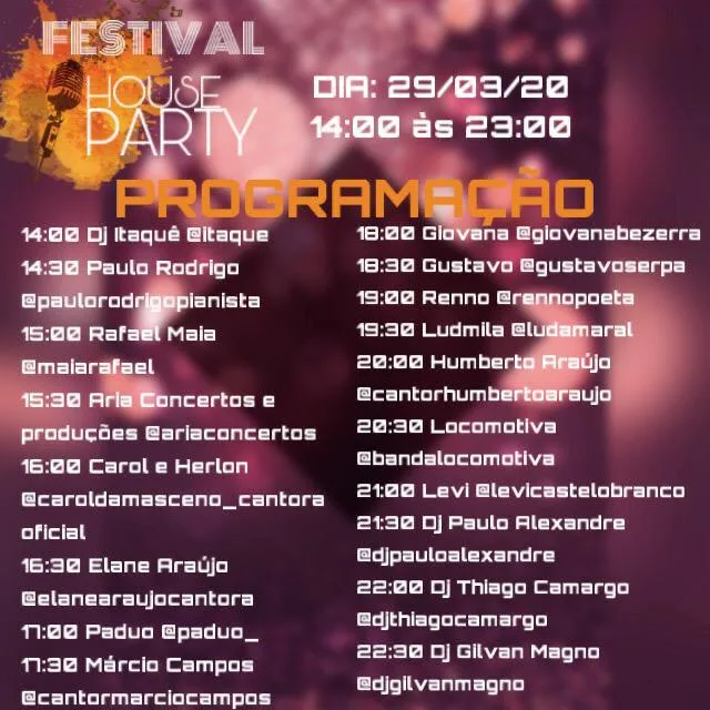 Festival House Party