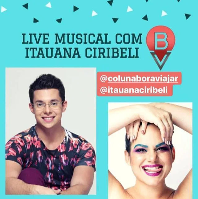 Patriolino repete a dose em live com Itauana Ciribelli