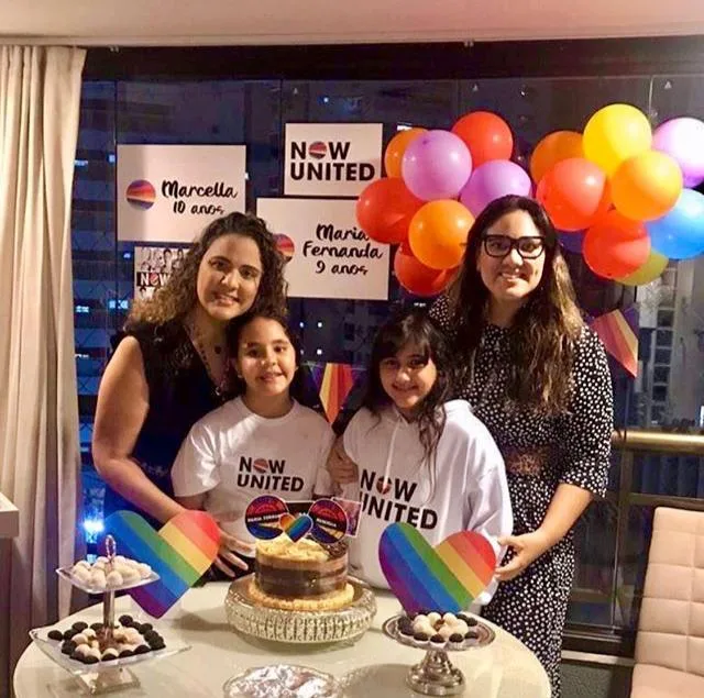 Parabéns duplo de Marcella Rizzato e Maria Fernanda Menezes