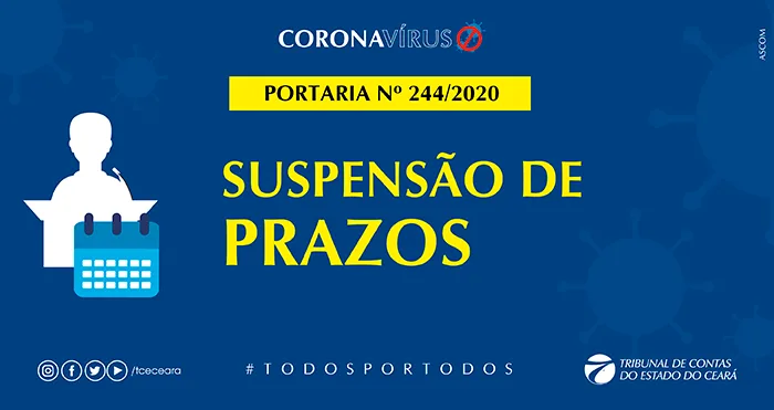 Suspensão de prazos em processos na Corte cearense