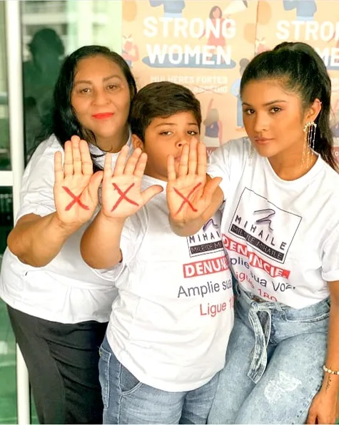 Mileide Mihaile se une à Campanha Sinal Vermelho