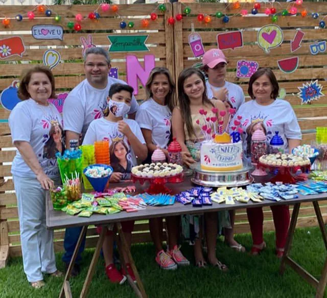 Natália Queirós festeja seus 13 anos