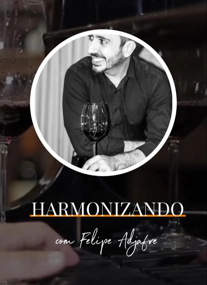Mix de música com vinho e comidinhas no Harmonizando com Felipe Adjafre