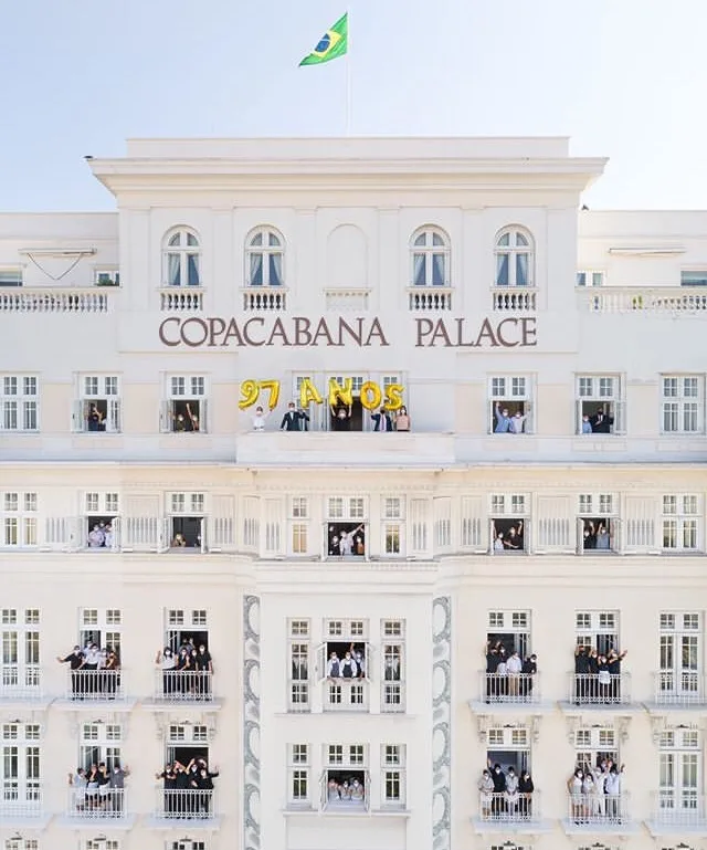 Copacabana Palace celebra seus 97 anos