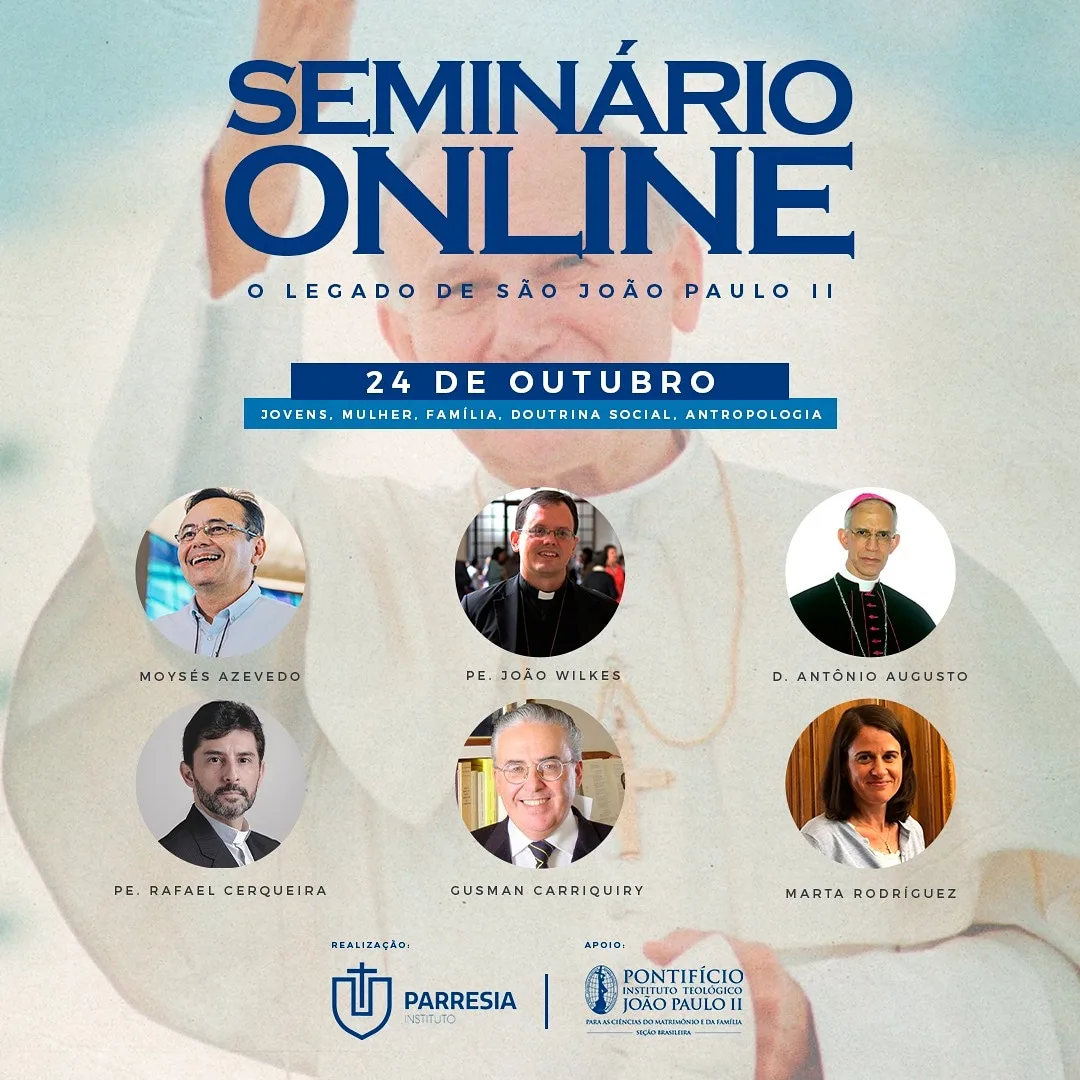 Shalom celebra dia de São João Paulo II com Seminário e espetáculo